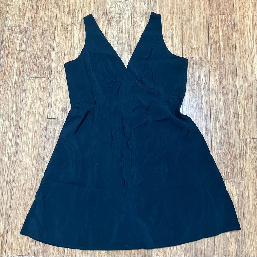 GAP Black V-Neck Mini Dress